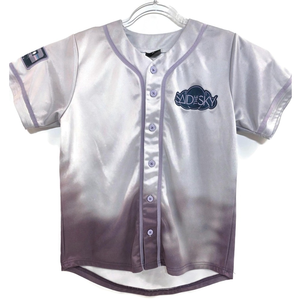 Said The Sky‎ Shirt Mens XS White Purple Baseball Jersey 09 Sentiment Tour